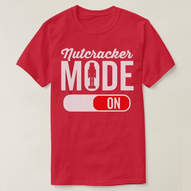 Camiseta Modo Nutcracker En Ballet Love Navidades Ballerina (Diseño del anverso)