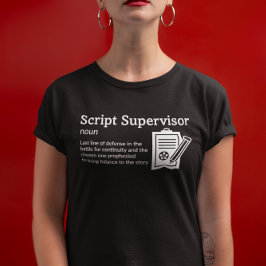Camiseta Modo oscuro de definición de supervisor de secuenc