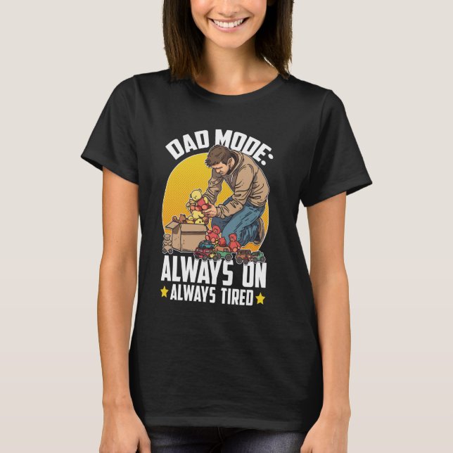 Camiseta Modo padre siempre activado, siempre cansado para  (Anverso)