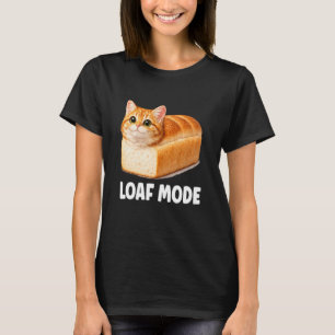 Camiseta Modo Pan Gato Naranja Divertido Lindo Meme Pan Man