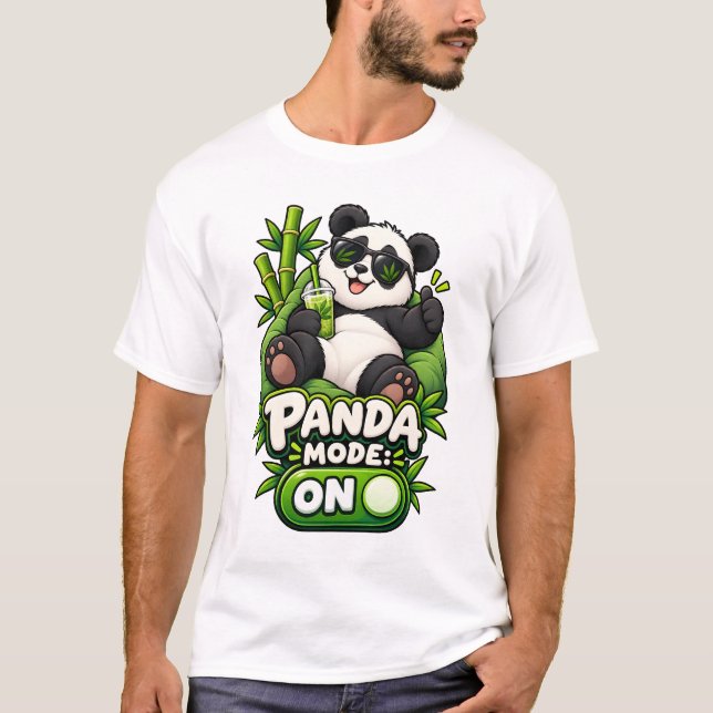 Camiseta Modo Panda Activado (Anverso)