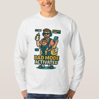 Camiseta Modo Papá Activado - Crianza al Estilo Gamer