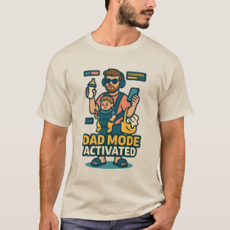 Camiseta Modo Papá Activado - Estilo de Crianza para Padres