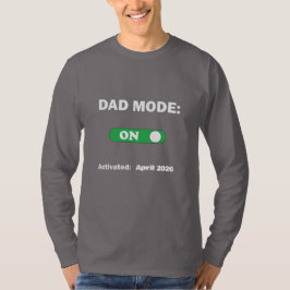 Camiseta Modo Papá: ACTIVADO | Regalo Perfecto para Papá