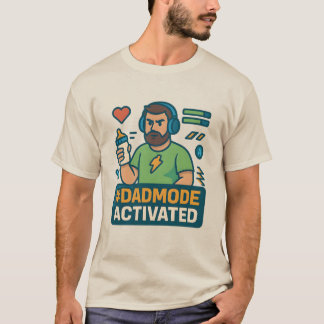 Camiseta Modo Papá Activado – Vida de Superpapá
