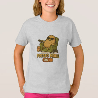 Camiseta Modo Patata – Vida Perezosa Activada