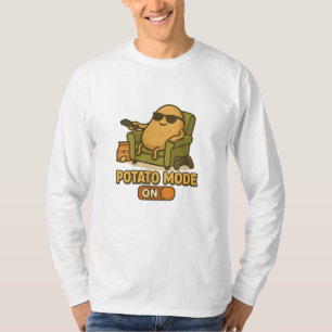 Camiseta Modo Patata – Vida Perezosa Activada