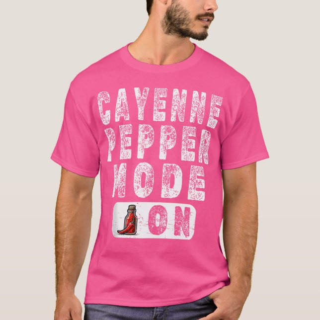 Camiseta Modo Pepper Cayenne Activado - Entusiasta De Peppe (Anverso)