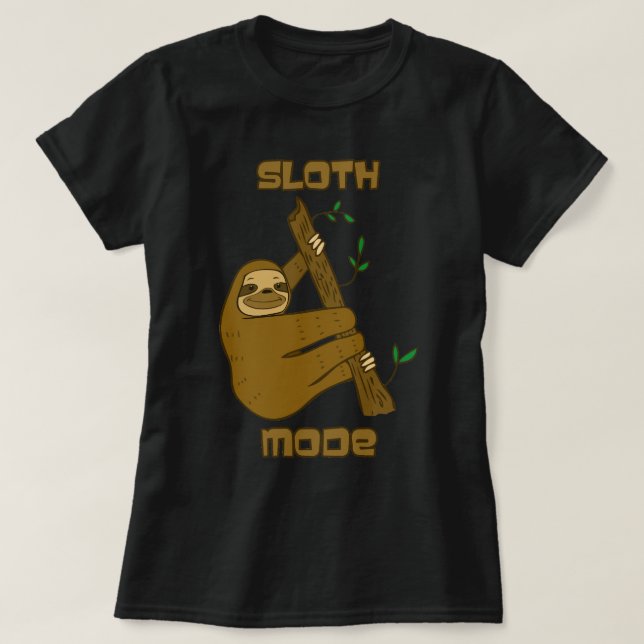 Camiseta Modo Pereza (Diseño del anverso)