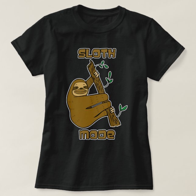 Camiseta Modo Pereza (Diseño del anverso)
