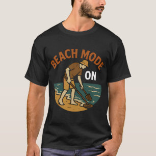 Camiseta Modo Playa En Detección De Metales Para La Búsqued