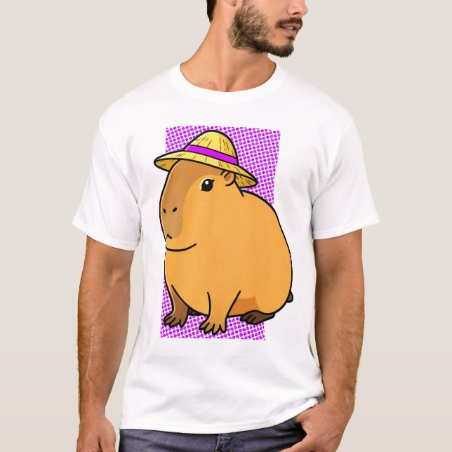 Camiseta Modo Relajado de Capybara (Anverso)