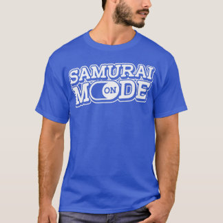 Camiseta Modo Samurai En La Guerrera Del Combatiente Japoné