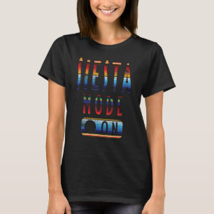 Camiseta Modo Siesta Activado Descanso con Estilo Vintage