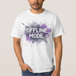 Camiseta Modo sin conexión - Social divertida