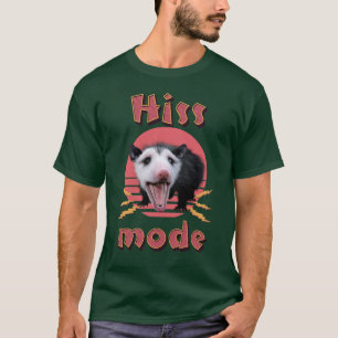 Camiseta Modo Siseo Zarigüeya Divertida Animal Caótico