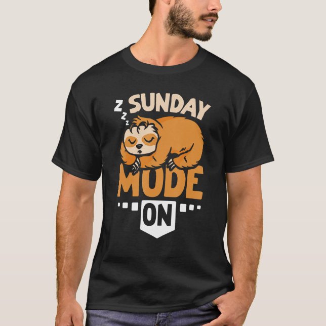 Camiseta Modo Sloth Sunday On (Anverso)