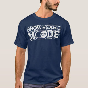 Camiseta Modo Snowmobile En La Máquina De Nieve De Invierno