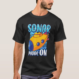 Camiseta Modo Sonar En El Futuro Biólogo Marino Submarino