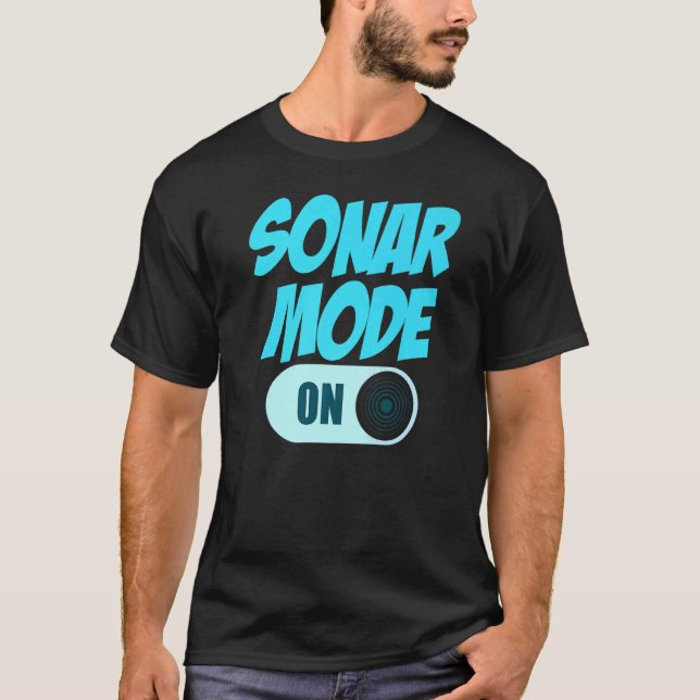 Camiseta Modo Sonar En Marinebiólogo (Anverso)