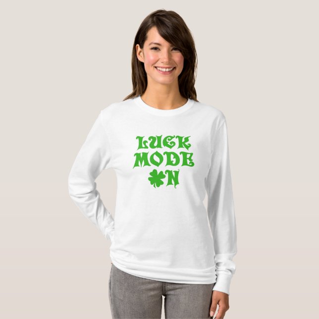 Camiseta Modo Suerte Activado    (Anverso completo)
