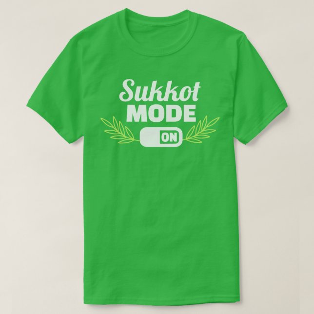 Camiseta Modo Sukkot activado (Diseño del anverso)