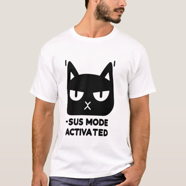 Camiseta Modo Sus Activado - El Gato Sospechoso Último (Anverso)