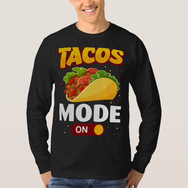 Camiseta Modo Taco En Tacos (Anverso)