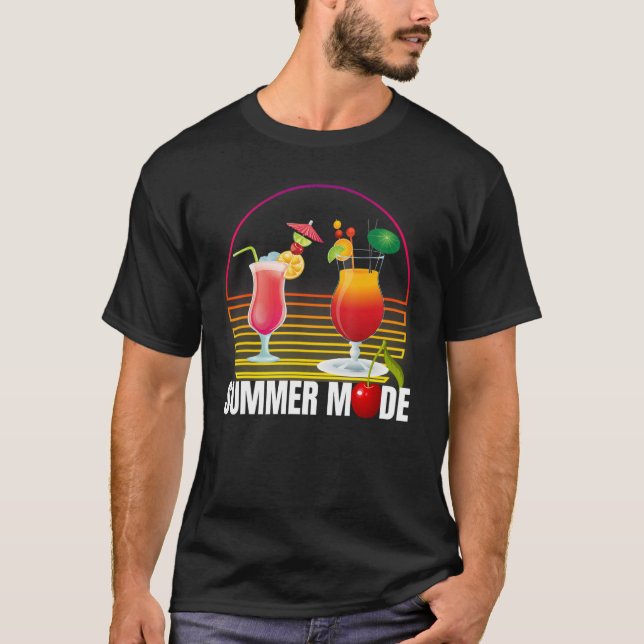 Camiseta Modo vacaciones de verano Sunrise Sunrise Sunburn  (Anverso)