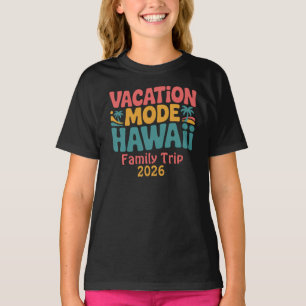 Camiseta Modo Vacaciones Hawái Paraíso Tropical Vibra Veran