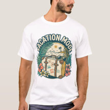 CAMISETA MODO VACACIONES PARA VERANO OC (UNISEX)
