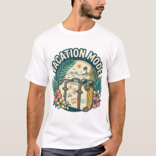 CAMISETA MODO VACACIONES PARA VERANO OC (UNISEX)