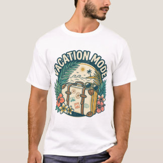 CAMISETA MODO VACACIONES PARA VERANO OC (UNISEX)