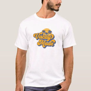 Camiseta Modo Vacay: Divertido viaje de vacaciones de la fa