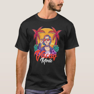 Camiseta Modo Vacay En Verano Mujeres Gafas De Sol Vacacion