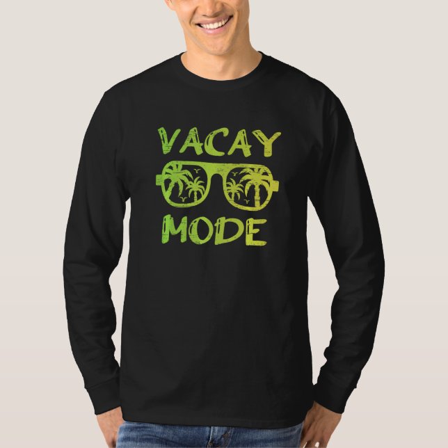Camiseta Modo Vacay gafas de sol Palm Trep Tan verano B (Anverso)