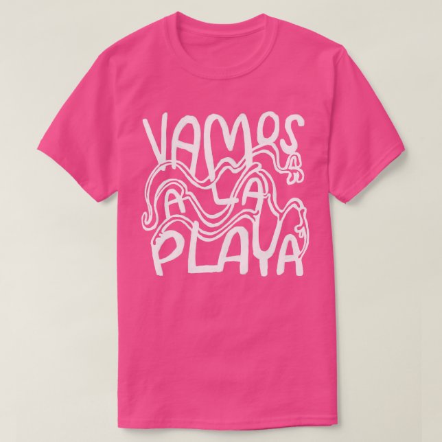 Camiseta Modo Vacay Vamos A La Playa Vamos a la playa (Diseño del anverso)