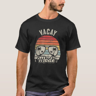 Camiseta Modo Vacay Verano Vintage Retro Beach Vacaciones S