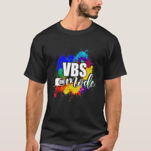Camiseta Modo VBS En El Campamento De Verano De La Escuela
