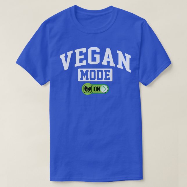 Camiseta Modo vegano sobre vegetación divertida vegetal Veg (Diseño del anverso)