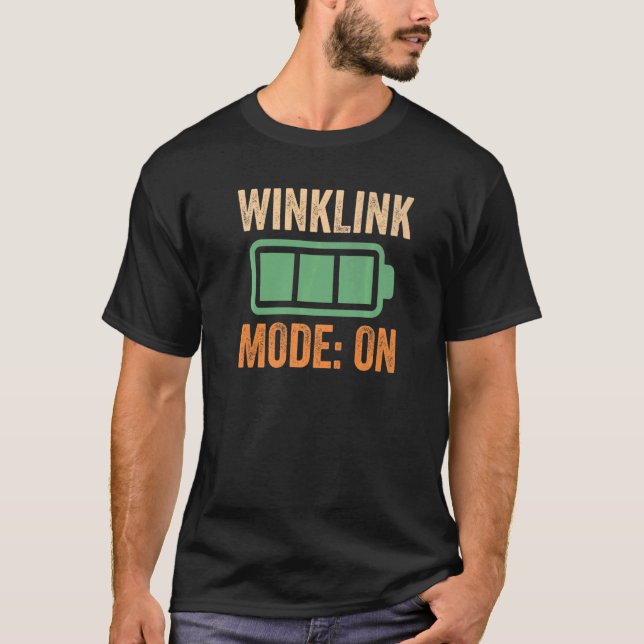 Camiseta Modo WiNkLink En Cripto (Anverso)