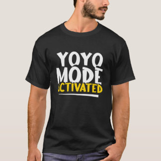 Camiseta Modo Yoyo Activado Pasatiempo Juego de Hobby Anti
