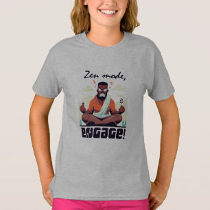 Camiseta Modo Zen, ¡Involucrar! ⚡ Adulto es un Glitch