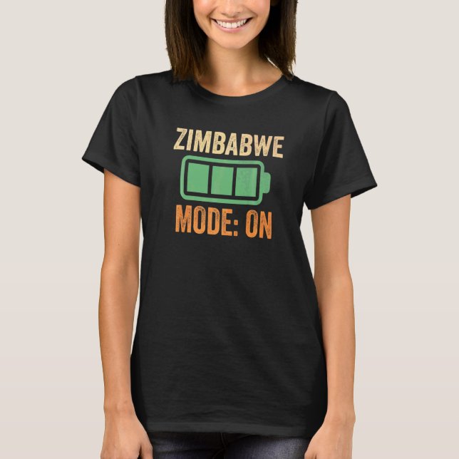 Camiseta Modo Zimbabwe en batería (Anverso)