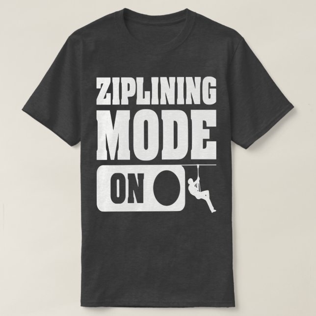 Camiseta MODO ZIPLINING ONCaptivating Design con Zipline T (Diseño del anverso)