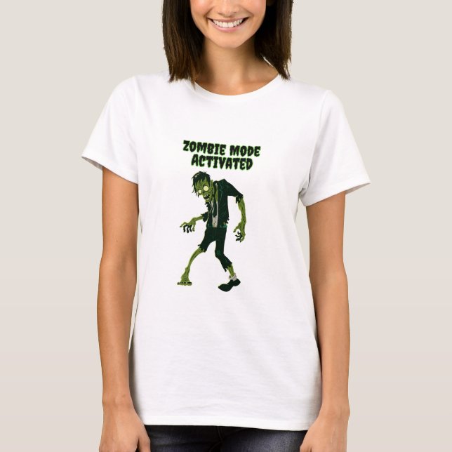 Camiseta Modo Zombi Activado (Anverso)