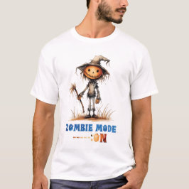Camiseta Modo Zombie: Sobre Halloween