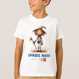 Camiseta Modo Zombie: Sobre Halloween