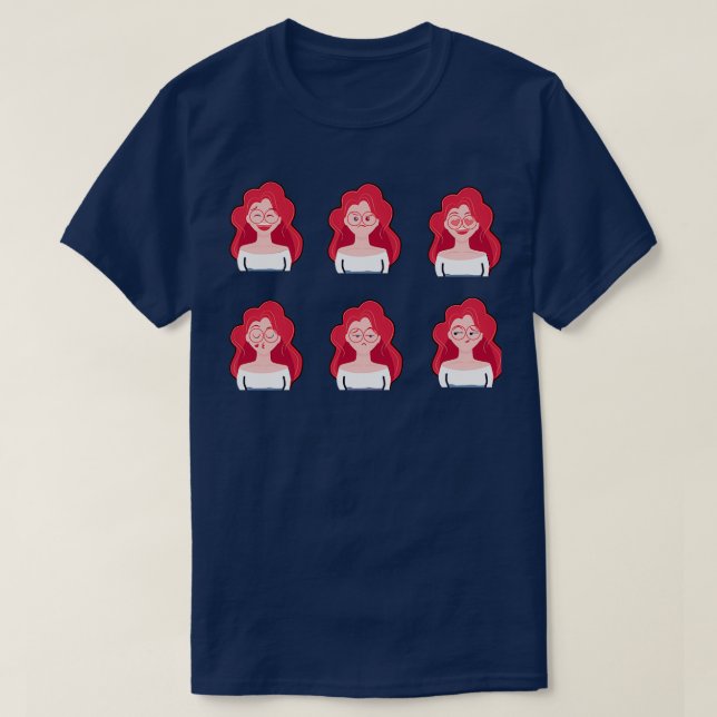 Camiseta Modos de Chica Redhead (Diseño del anverso)
