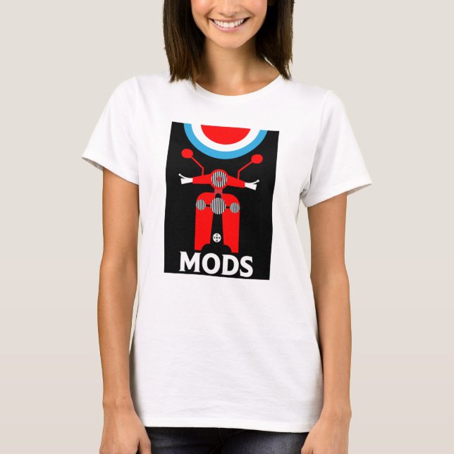 Camiseta Modos Y Rockeros Británicos Inspirados En La Vinta (Anverso)